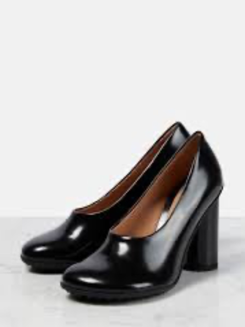 Bottega Veneta Black Atomic Pumps Size 7 NWT